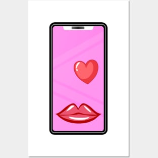 Kiss me through the phone Posters and Art